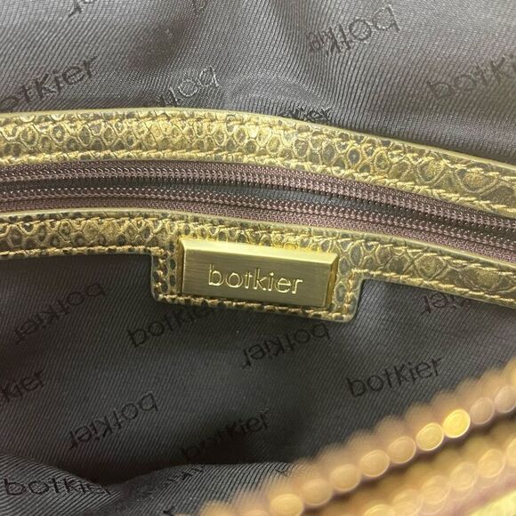 Botiker Valentina Envelope Crossbody Purse Metallic Brushed Python Embossed Bag - Picture 9 of 16